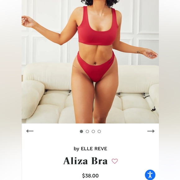 Red Elle reve bra - Picture 4 of 4